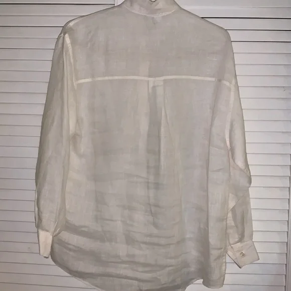 Vintage Giusepp’e linen button down blouse - Picture 3 of 9